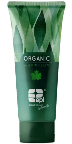 Organic Green Maple Leaf